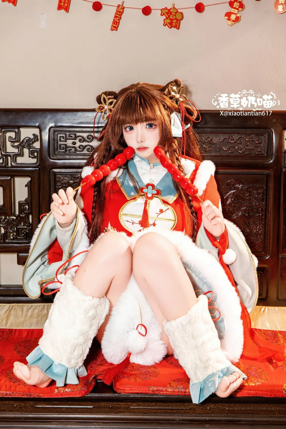 香草奶喵 - No.002 日进斗金 [108P,15V-1.30GB] tg@simisebaisi 【丝足阁】043.webp